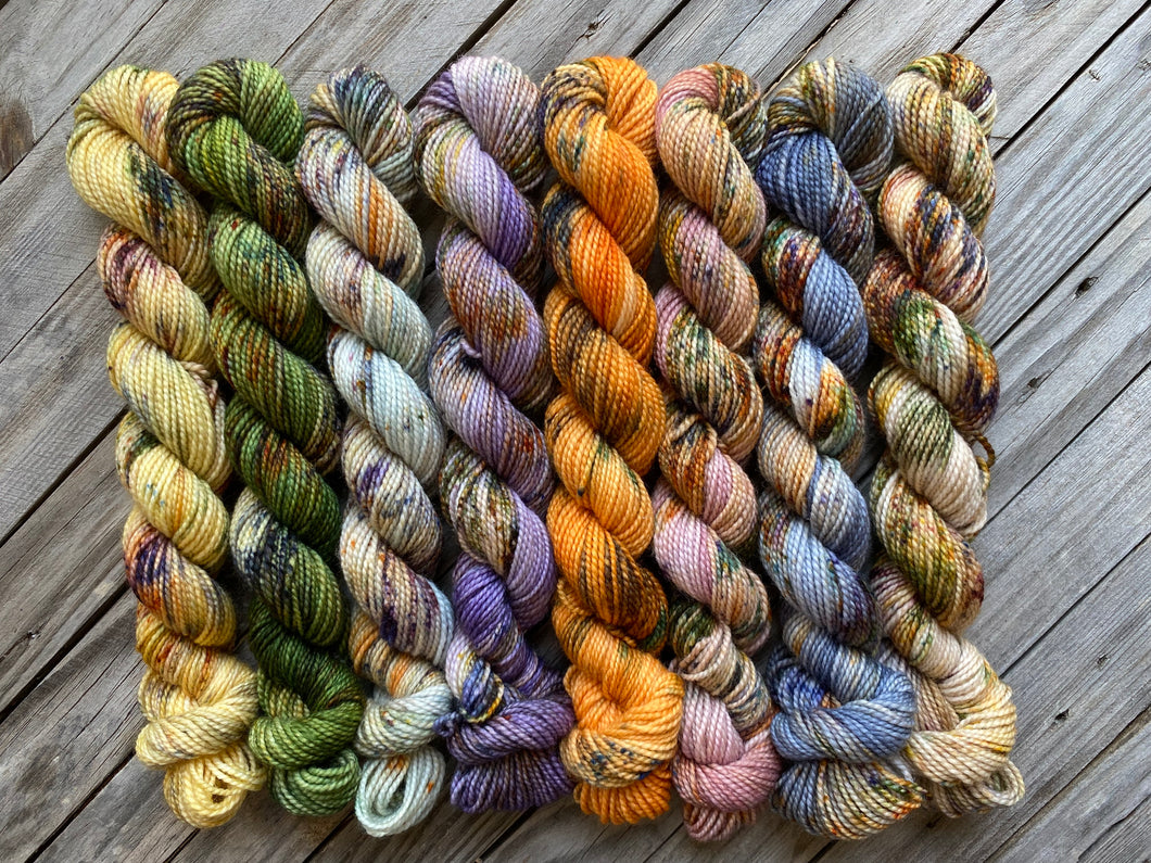 Fall Collection Mini Skeins (Pattern included)