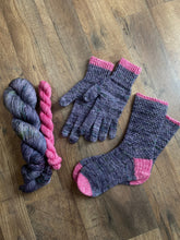 Load image into Gallery viewer, Sock Set with patterns - OOAK #5
