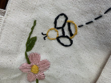 Load image into Gallery viewer, Embroidered Project Bag with pockets
